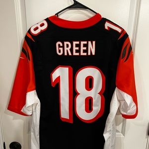 Mens Cincinnati Bengals AJ Green Jersey - Sewn - Size Large L